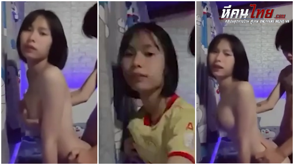 คลิปหลุดทางบ้าน สาวผมสั้น หุ่นน่าเย็ดโคตรๆ โดนหนุ่มรุ่นพี่จับเย็ดหีท่าหมาอย่างเมามันส์