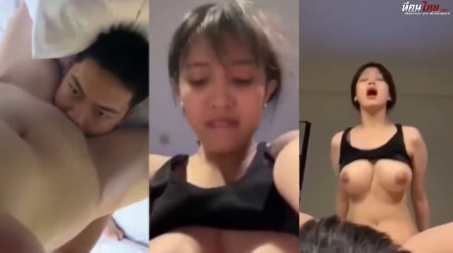 คลิปหลุดทางบ้าน สาวหน้าสวยมาขึ้นขย่มเย็ดแฟนหนุ่มร่อนเอวอย่างมันส์ขย่มเย็ดเสร็จมาโดนแฟนหนุ่มจับเลียหีอย่างฟินร้องเสียวลั่นห้องงานจัดๆ