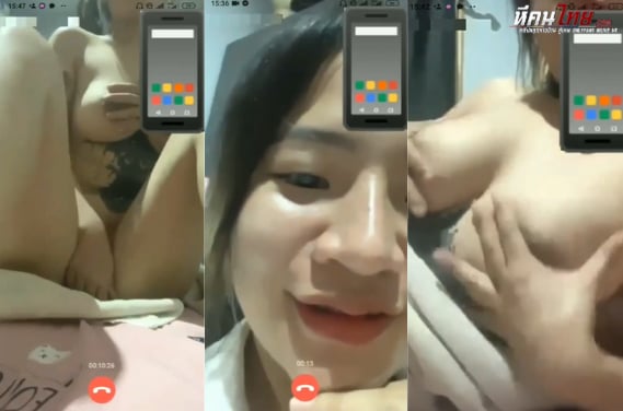 คลิปหลุดคอลเสียว น้องไข่มุขวัยรุ่นสวยแซบหุ่นโครดน่าเย็ดมาเปิดกล้องโชว์นมแล้วบีบขยี้หัวนมเสียวๆยั่วๆแล้วนั่งติ้วหีเขี่ยแตตจนน้ำเยิ้มหุ่นโคตรน่าเย็ด